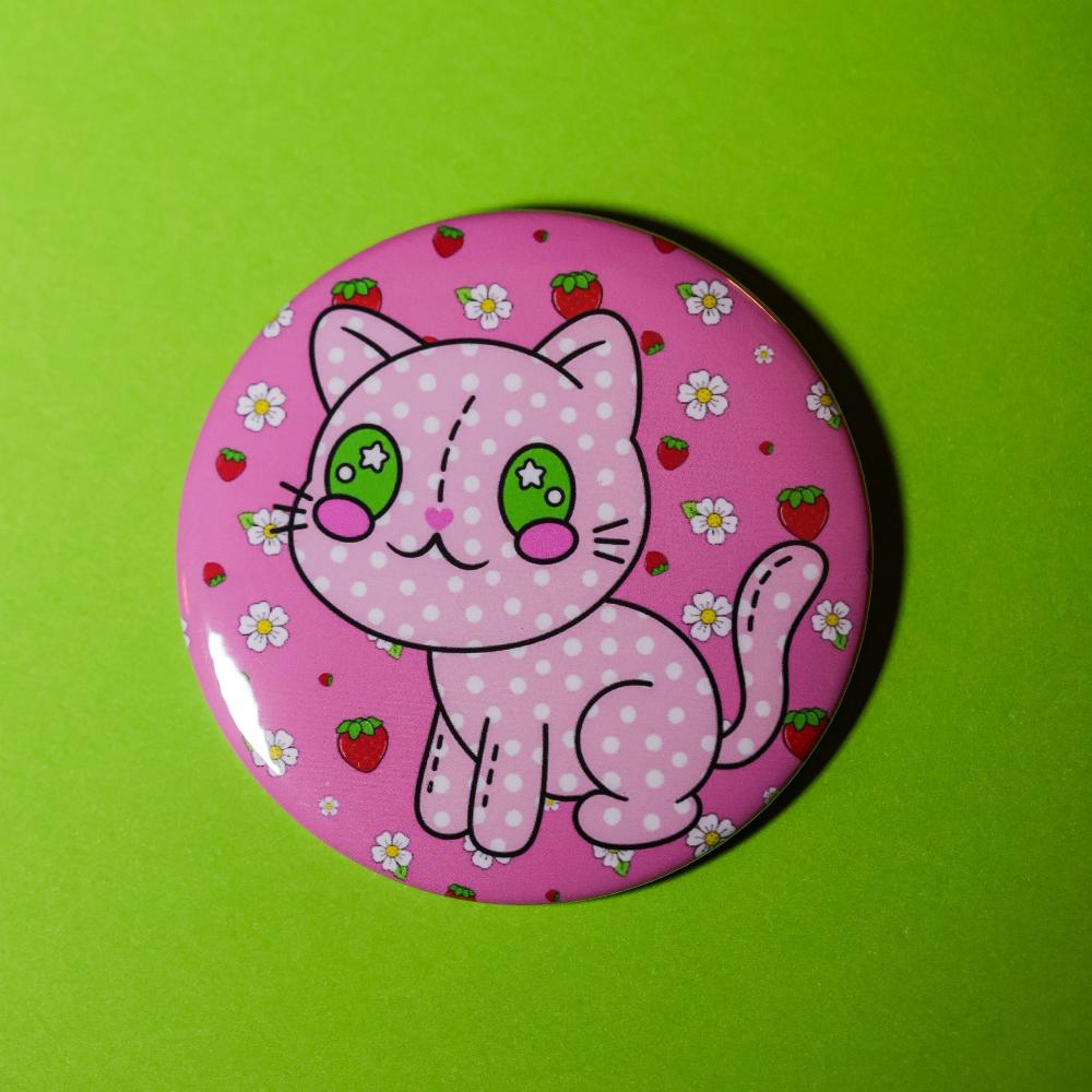 Custard - Large Button - Strawberry Shortcake™ ♥ SpooksieBoo®