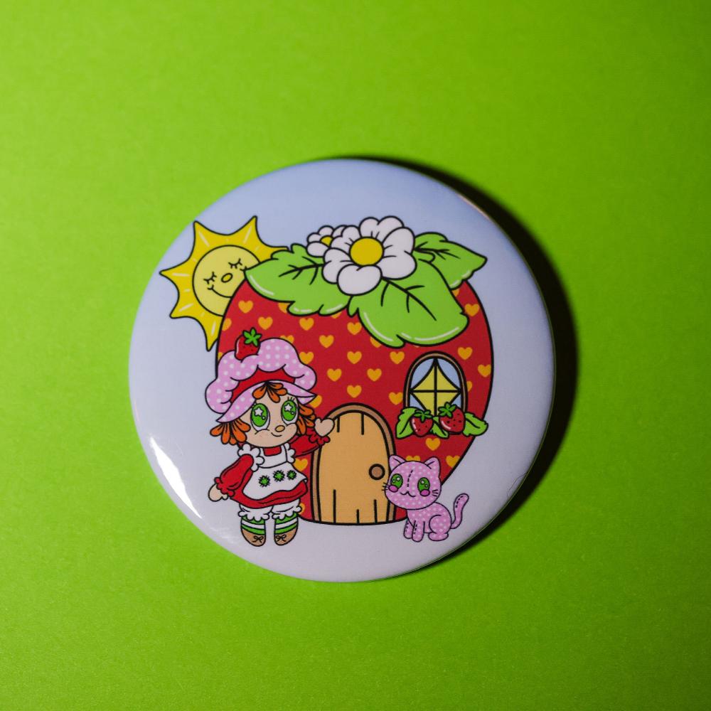Strawberry Shortcake Home - Large Button - Strawberry Shortcake™ ♥ SpooksieBoo®