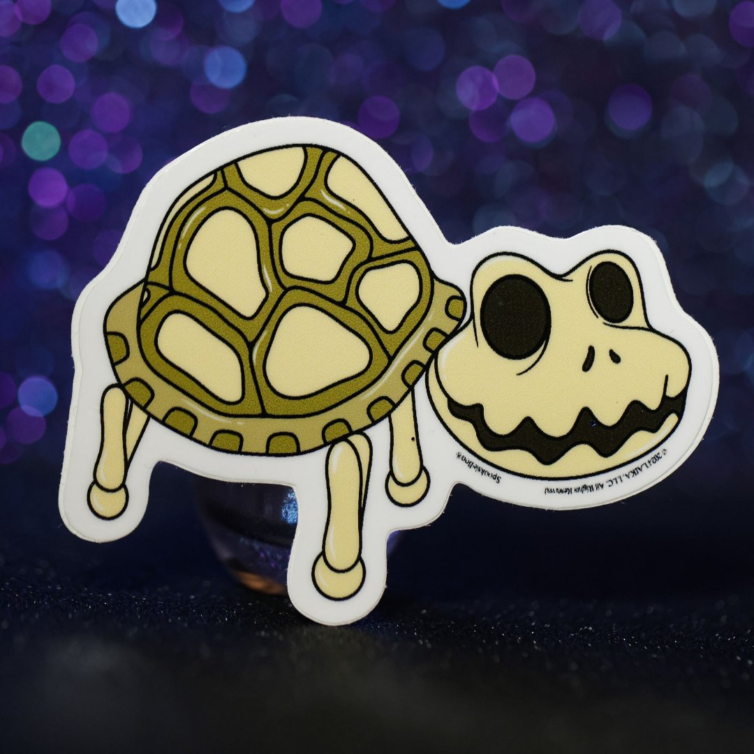 Turtle Skelleton Toy - Sticker
