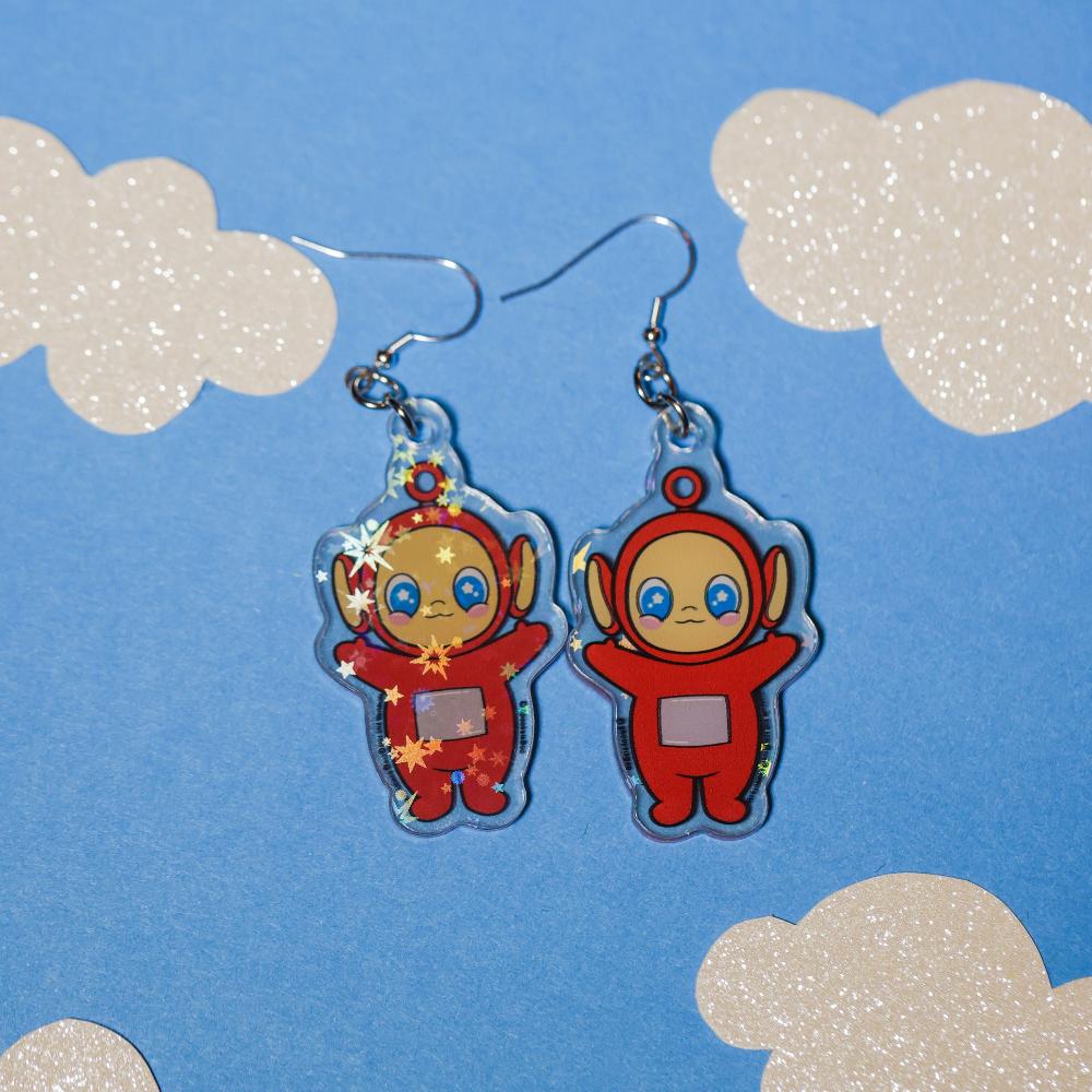 Teletubbies Kawaii Po - Earrings