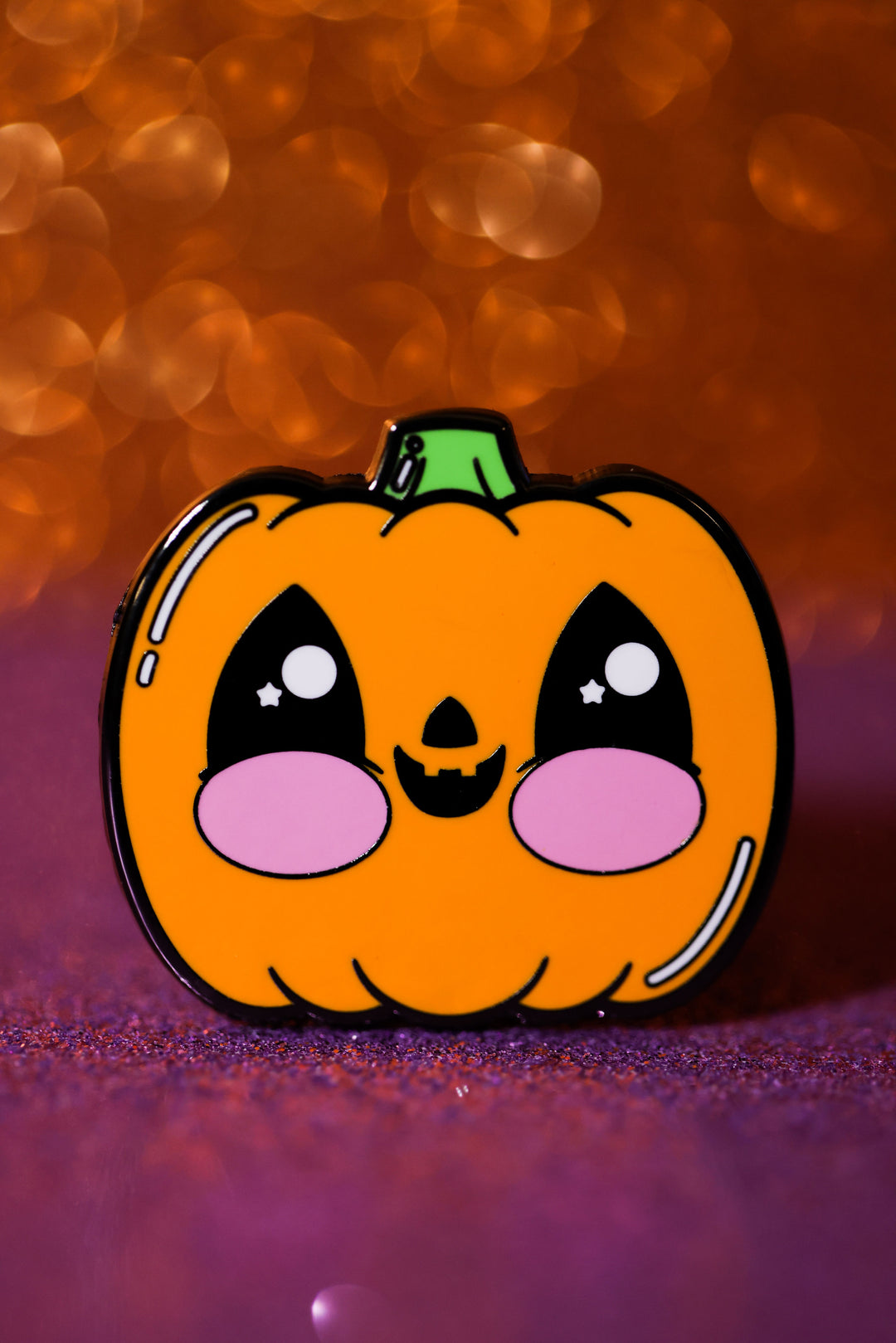 Cute Pumpkin Enamel Pin - Cute Halloween Collection