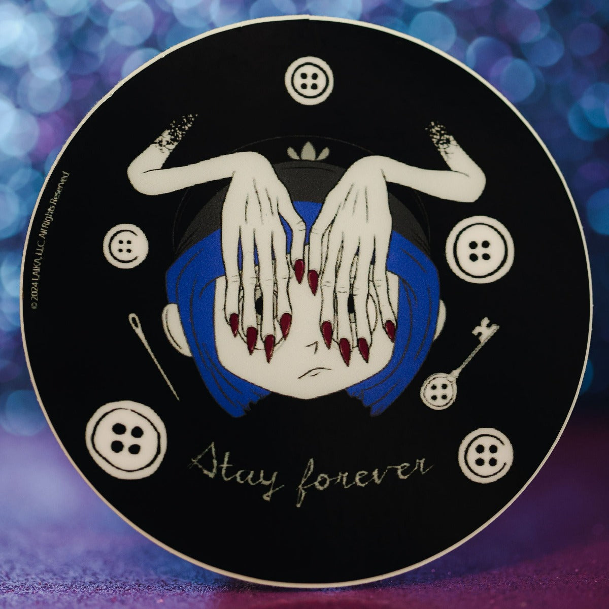 Coraline Stay Forever - Sticker