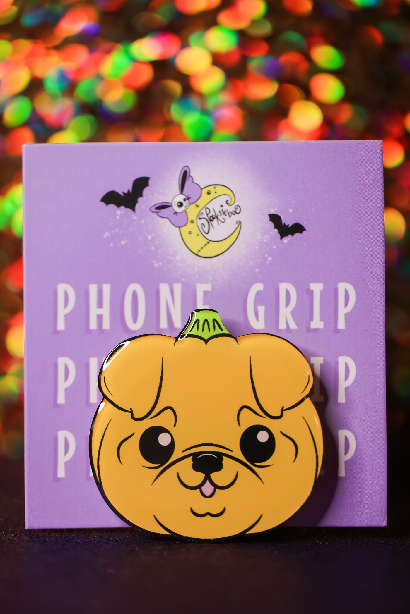 Pug Pumpkin Phone Grip - Kawaii Halloween Collection