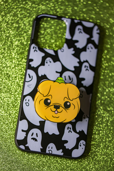 Pug Pumpkin Phone Grip - Kawaii Halloween Collection