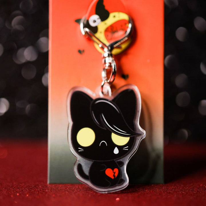 I'm Not Okay! Emo Kitty - Keychain