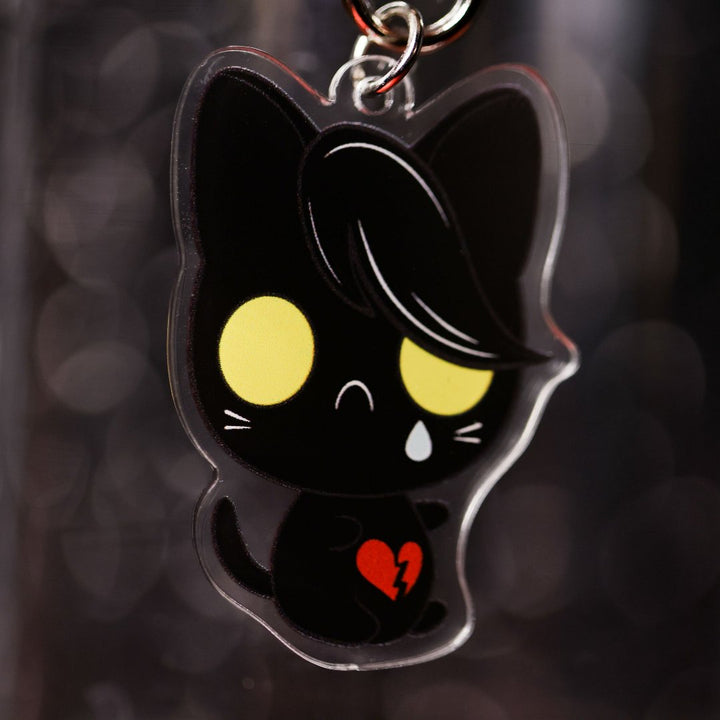 I'm Not Okay! Emo Kitty - Keychain