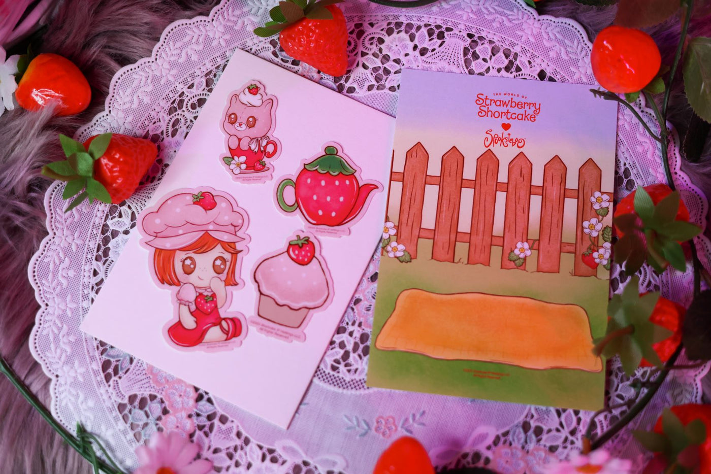 Tea Party Sticker Set - Strawberry Shortcake™ ♥ SpooksieBoo™