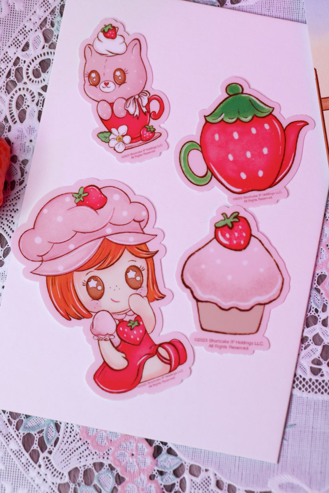 Tea Party Sticker Set - Strawberry Shortcake™ ♥ SpooksieBoo™