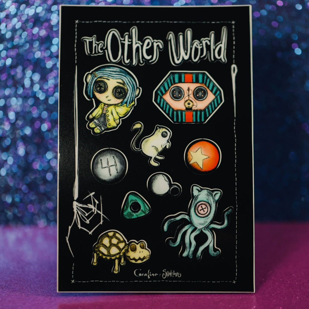 Coraline: The Other World Objects - Sticker Sheet