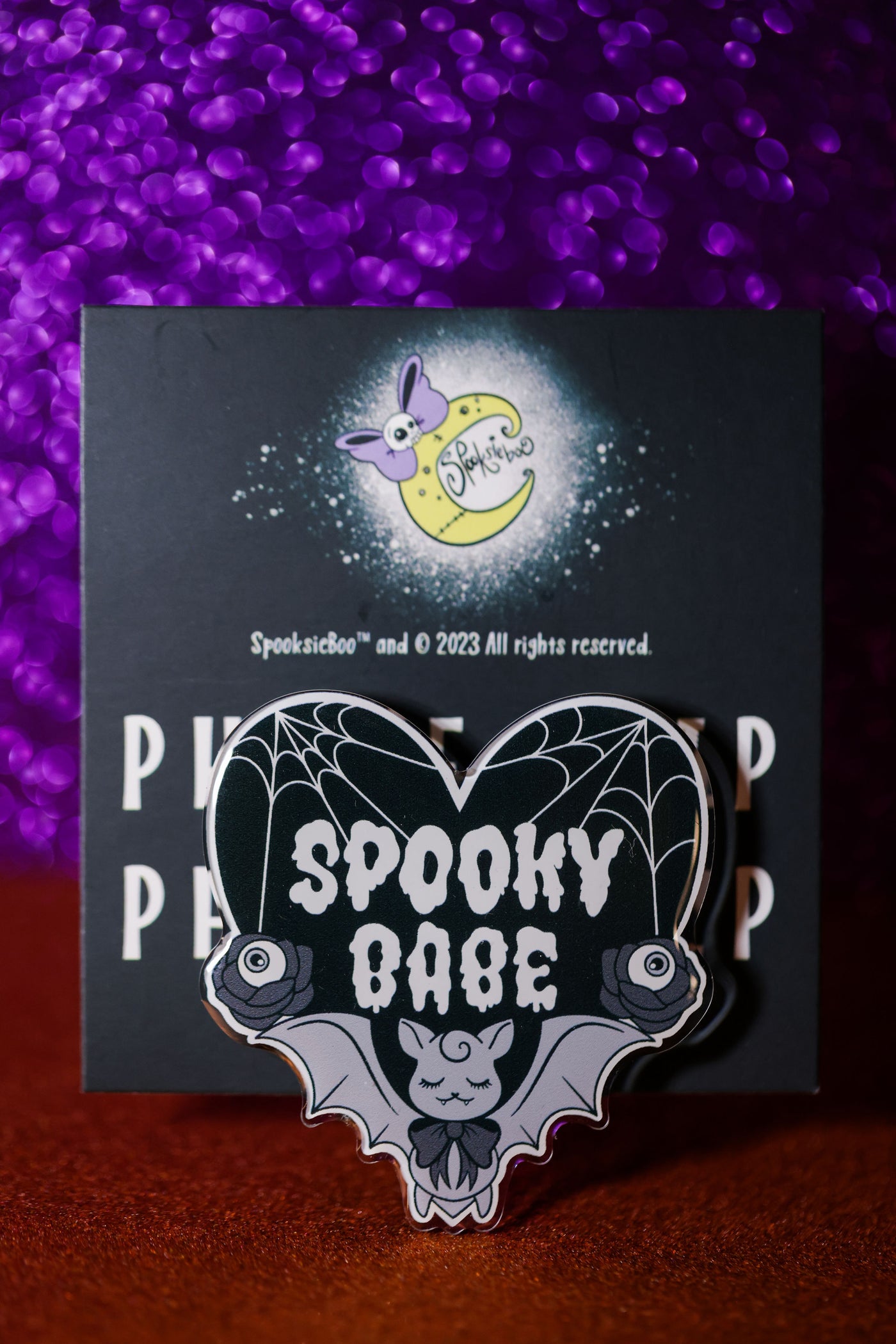 Spooky Babe Phone Grip - Cute Halloween Collection