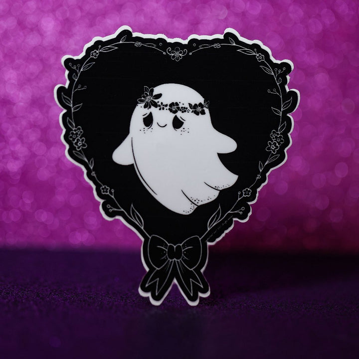 Ghostie Heart - Sticker