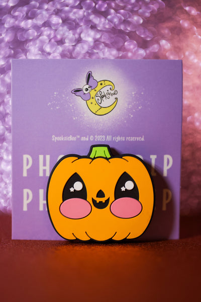 Cute Pumpkin Phone Grip - Cute Halloween Collection