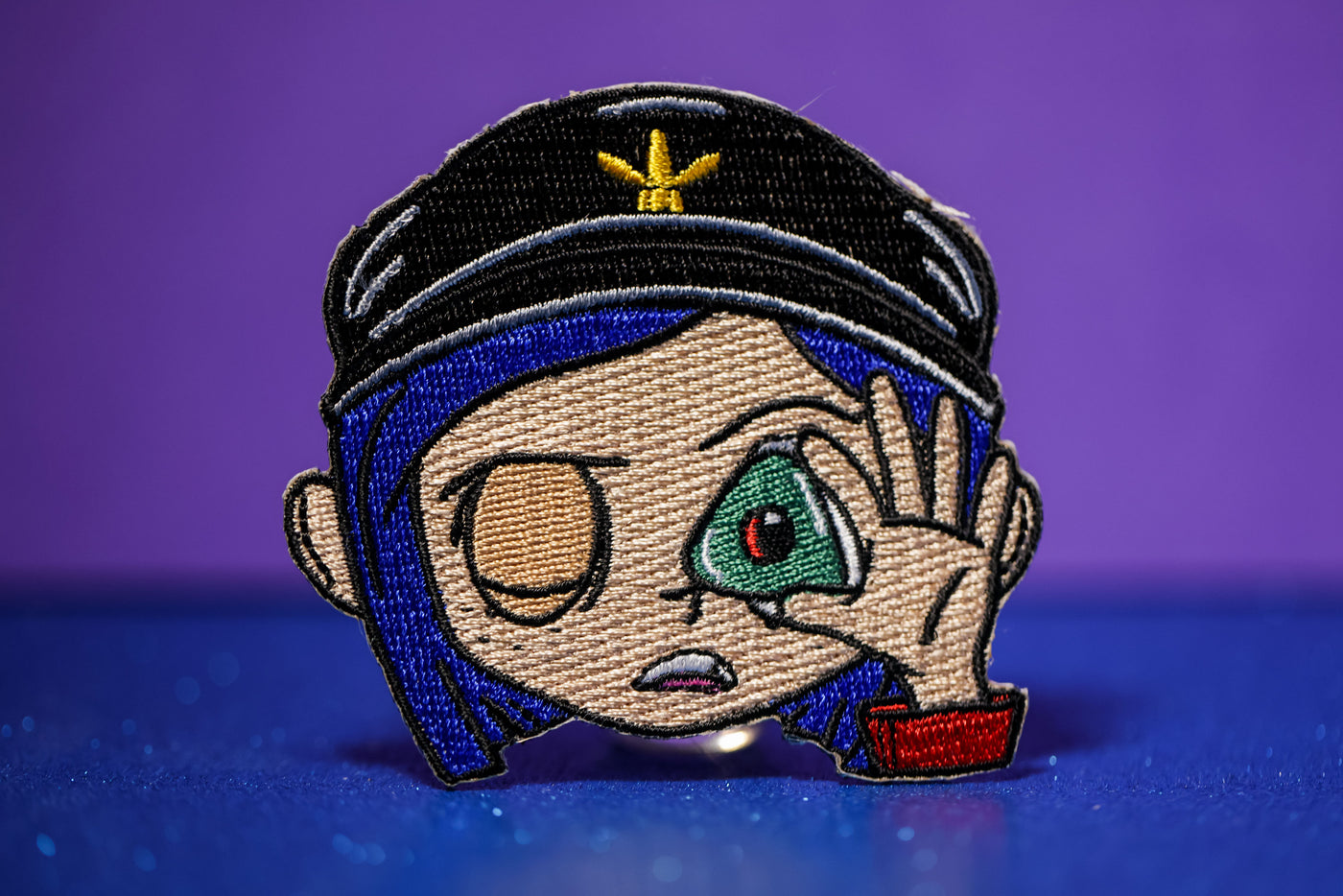 Determined Coraline Face - Iron On Patch