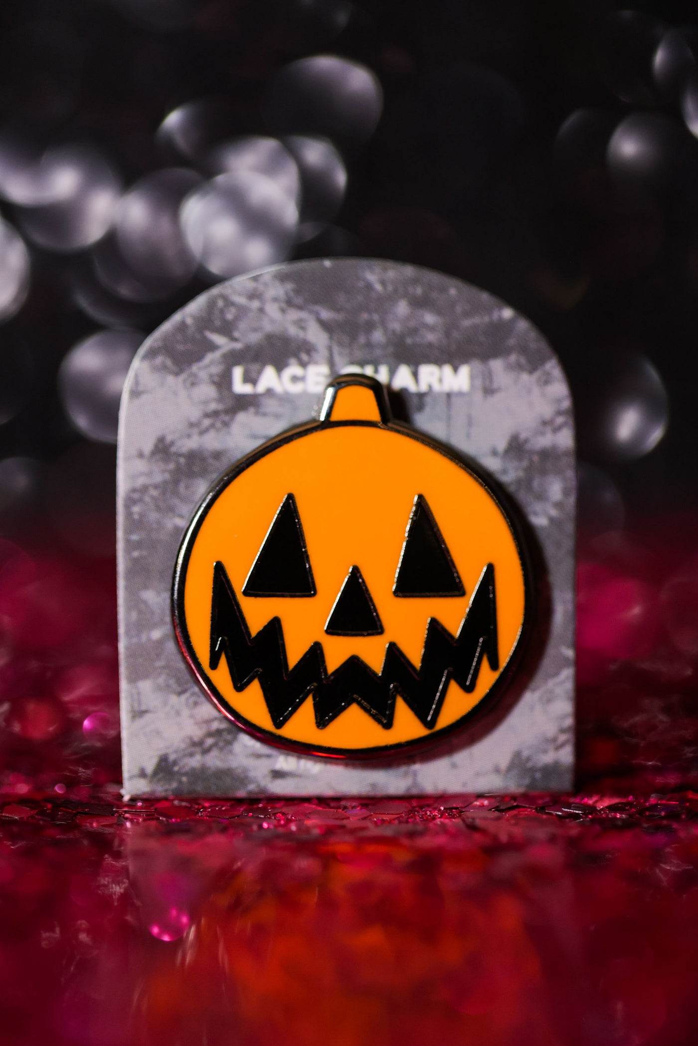 Jack-o'-lantern Lace Charm - Cute Halloween Collection