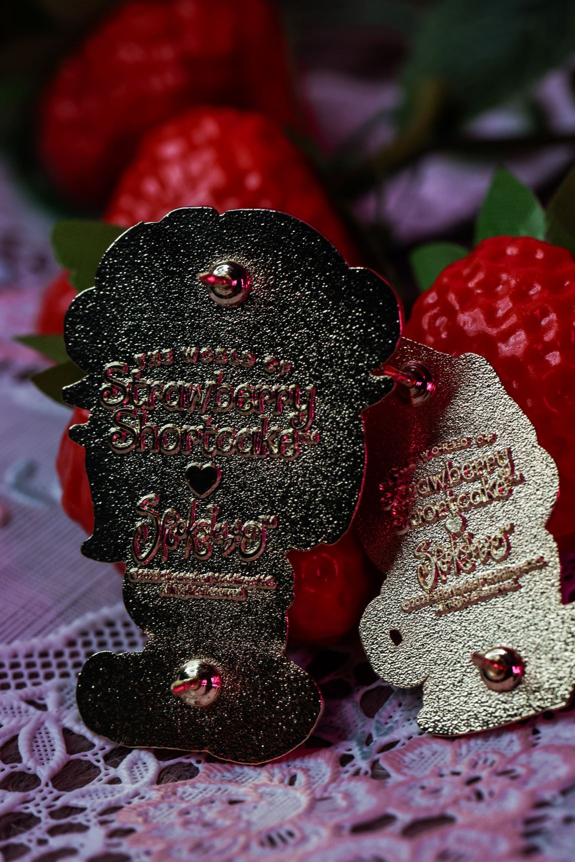 Tea Party Enamel Pin Set - Strawberry Shortcake™ ♥ SpooksieBoo™