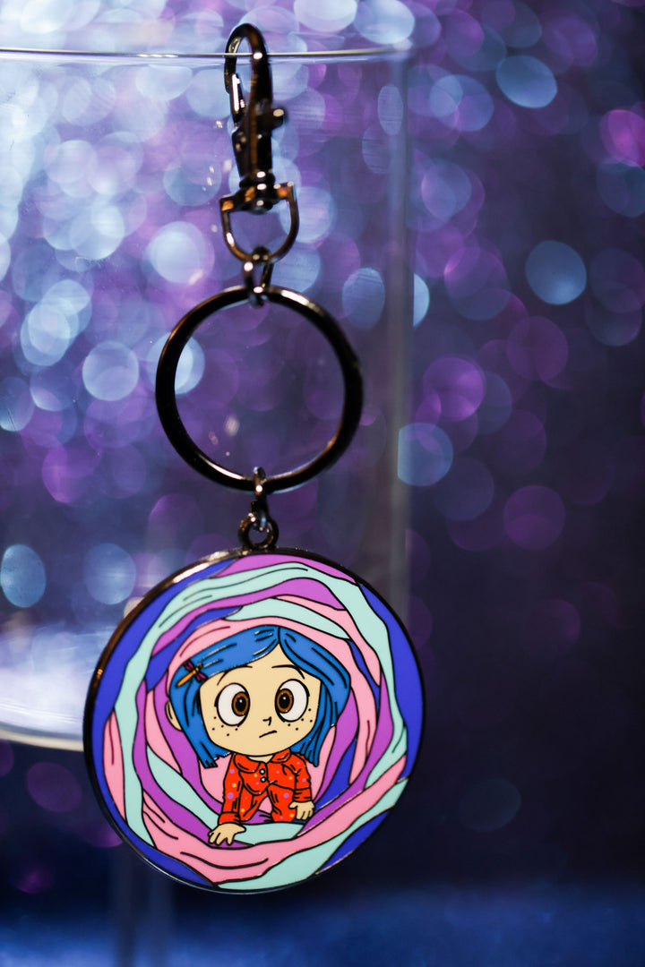 Coraline Portal - Enamel Keychain