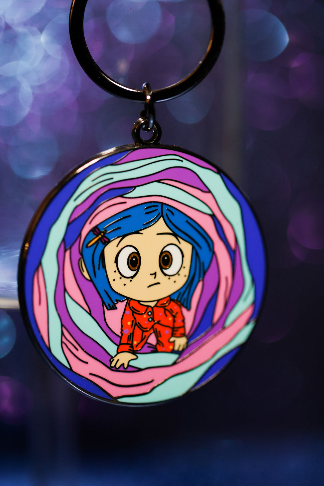 Coraline Portal - Enamel Keychain