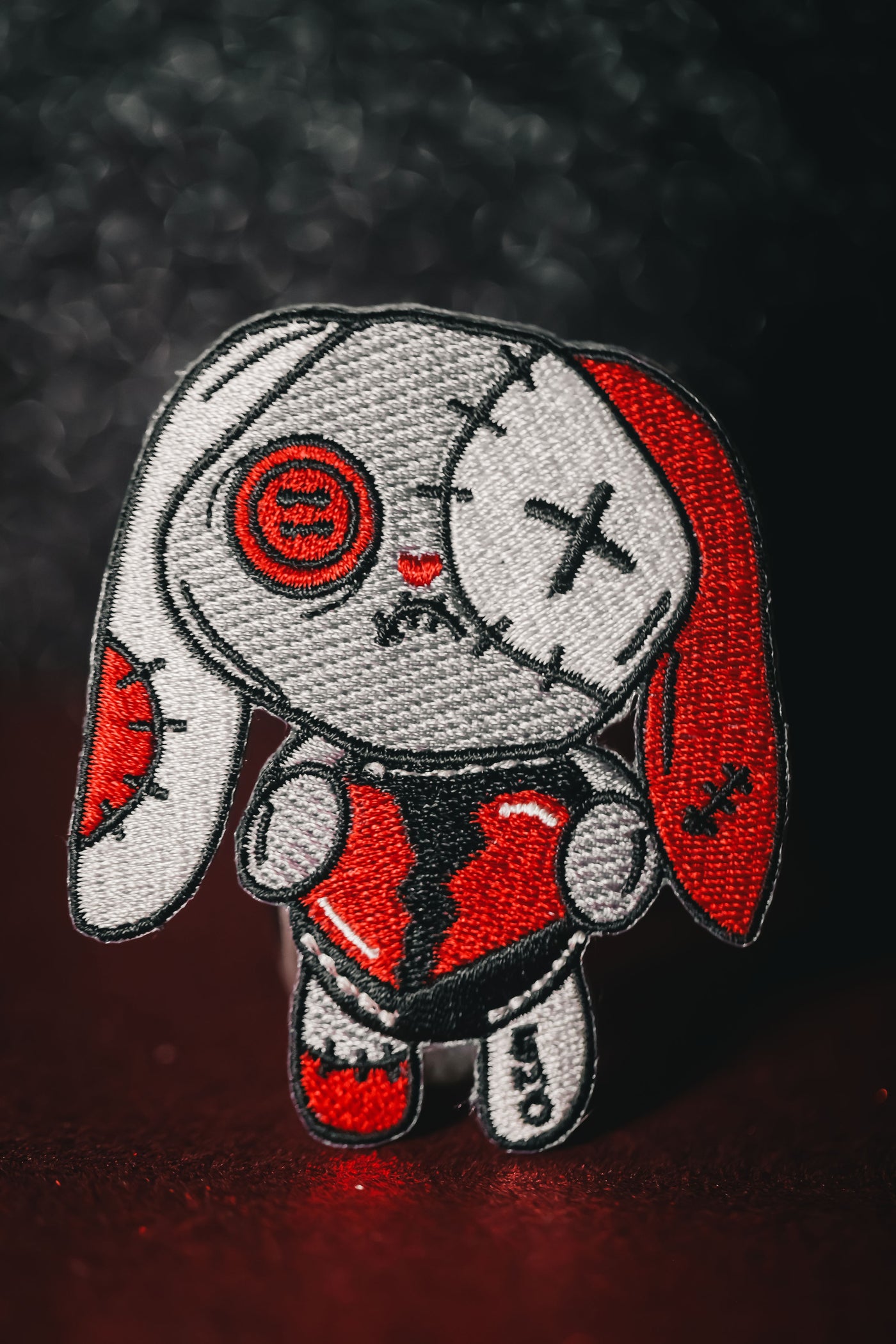 Emo Bunny - Iron On Patch