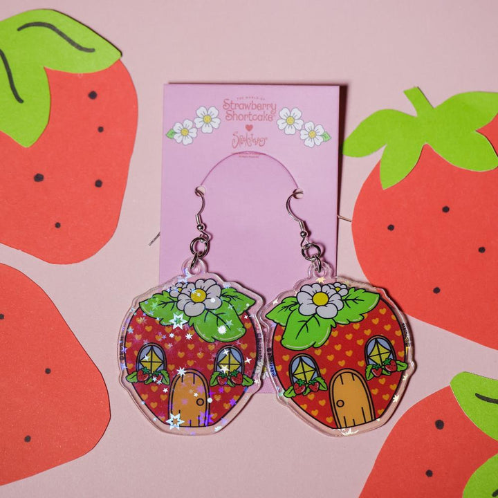 Strawberry Shortcake Home - Earrings - Strawberry Shortcake™ ♥ SpooksieBoo™