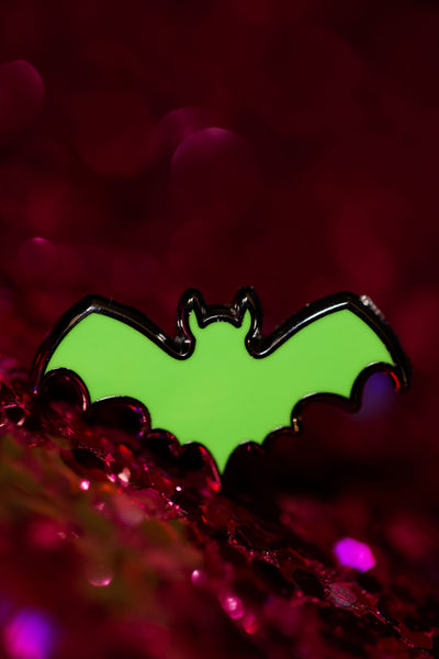 Green Bat Lace Charm - Cute Halloween Collection