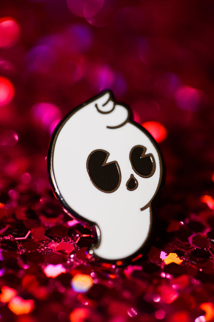 White Boo Lace Charm - Cute Halloween Collection