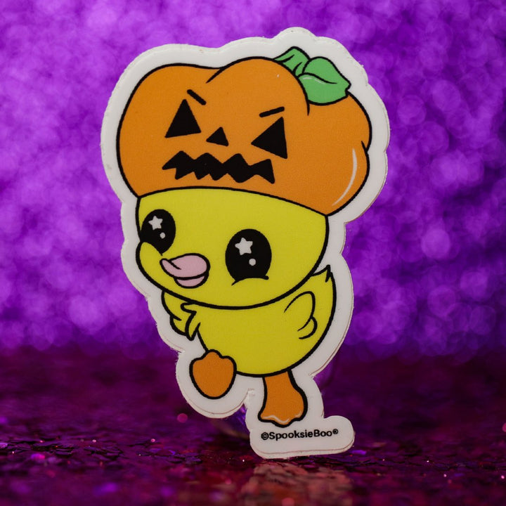 Halloweenie Duck - Sticker