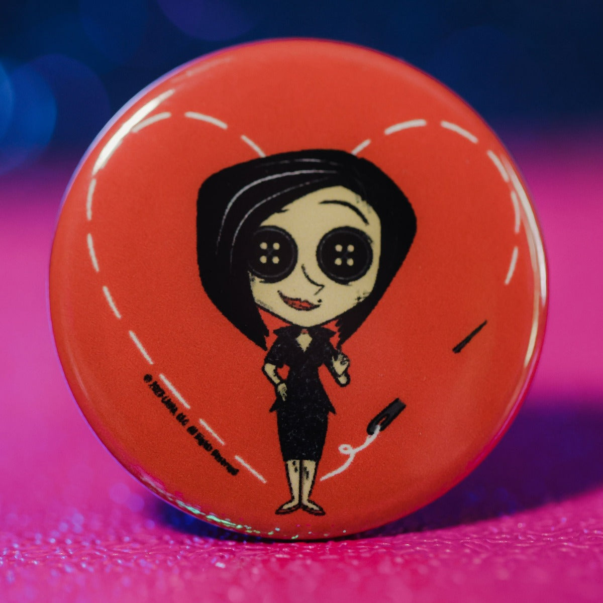 Coraline Other Mother Heart Button