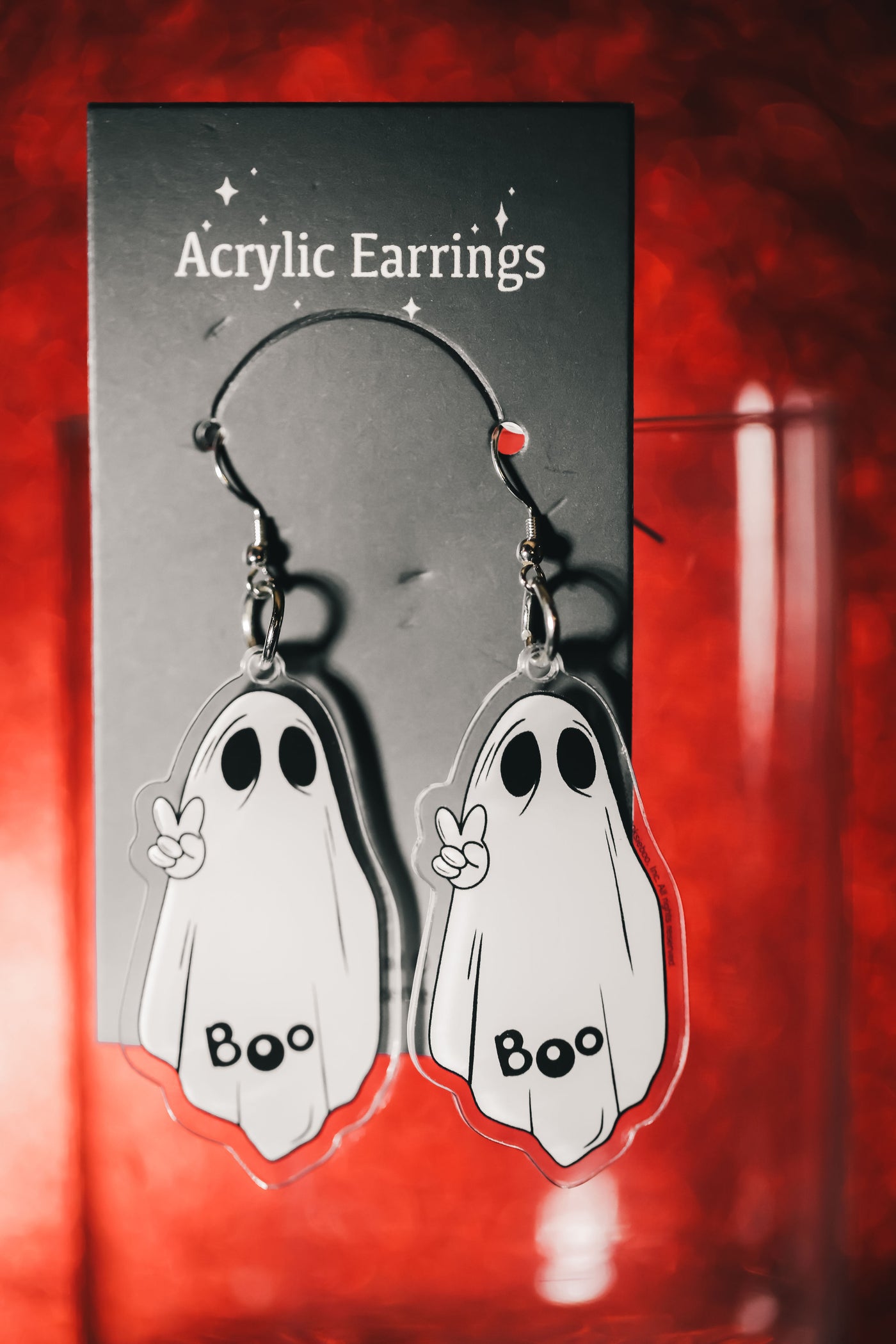 Gerard Ghost- Acrylic Earrings
