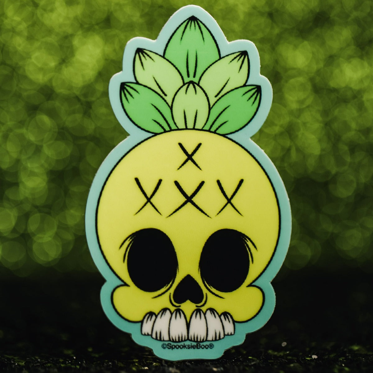 Pineapple Skull - Sticker