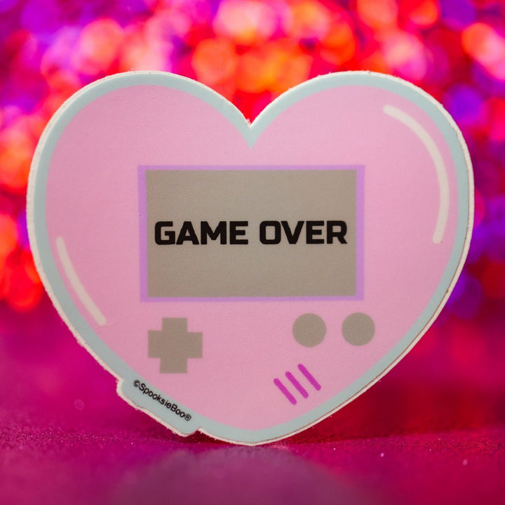 Game Over Heart - Sticker