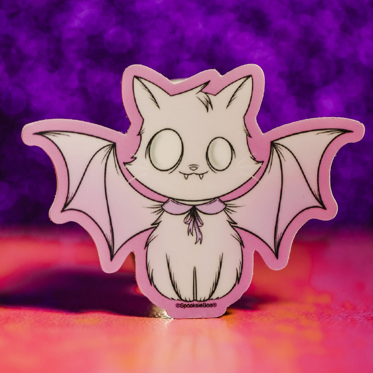 Pastel Bat Kitty - Sticker