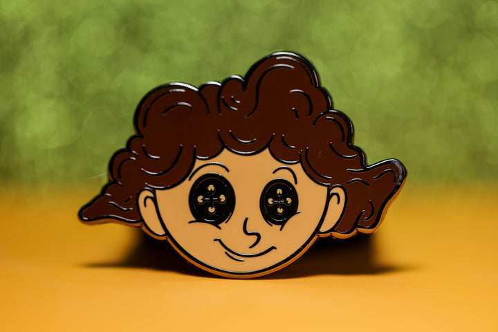 Coraline - Other Wybie Face - Enamel Pin