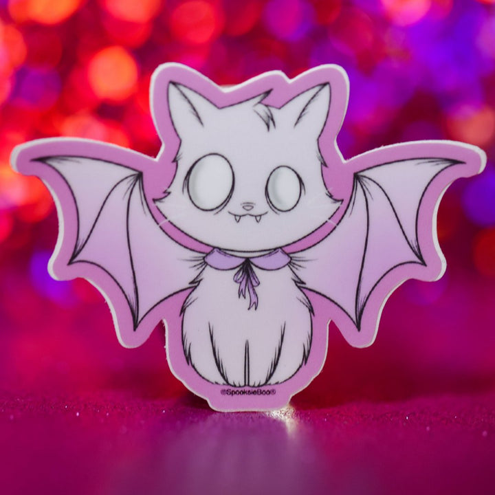 Pastel Bat Kitty - Sticker