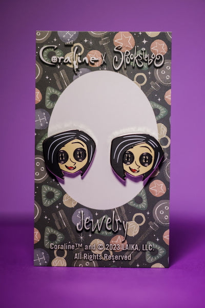 Other Mother Face- Stud Earrings