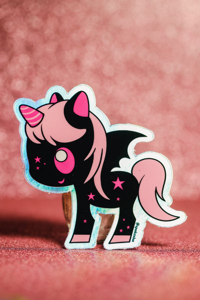 Mystical Ponies Set of 6 - Holographic Sticker