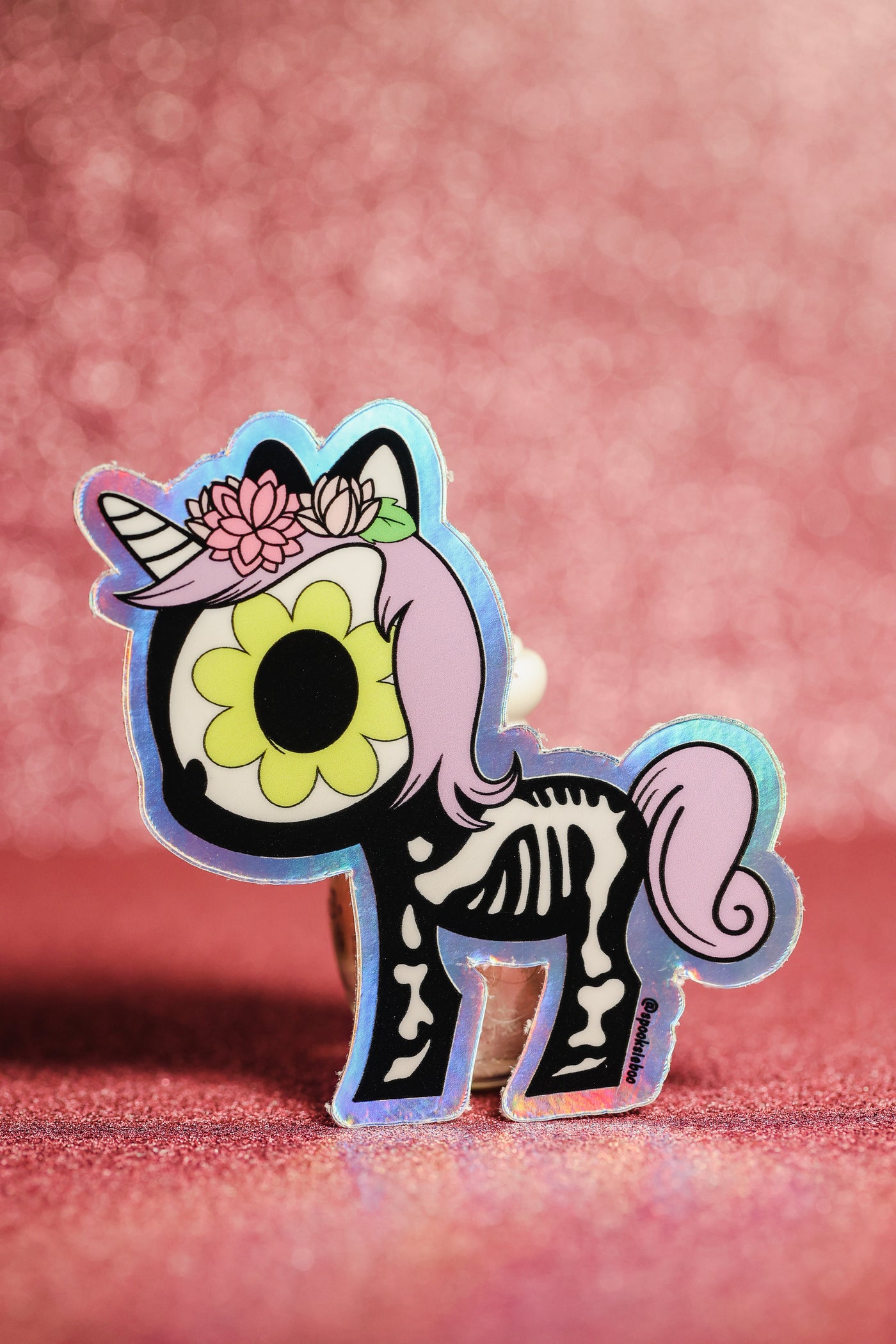 Dahlia Mystical Pony - Holographic Sticker