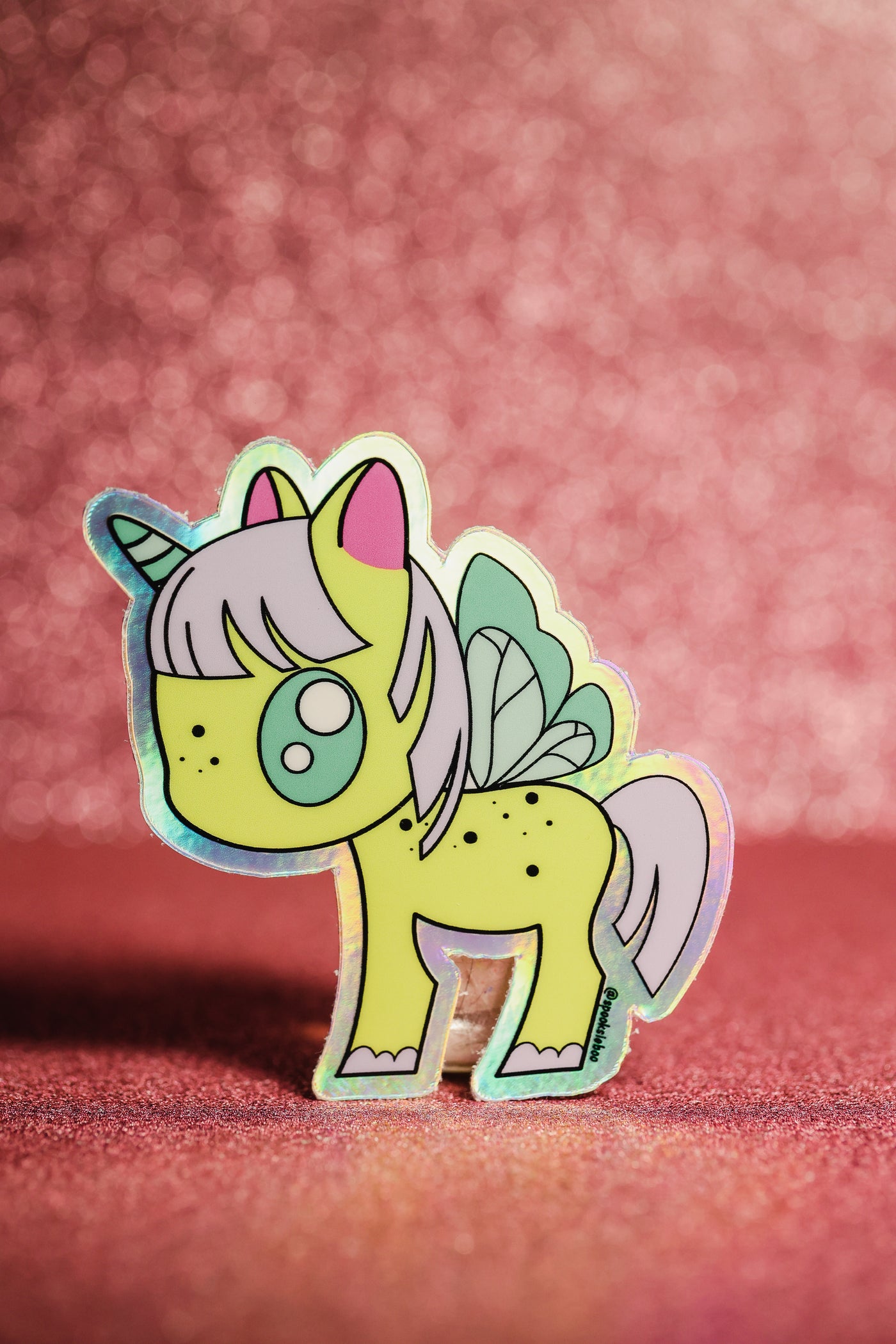 Pixie Mystical Pony - Holographic Sticker