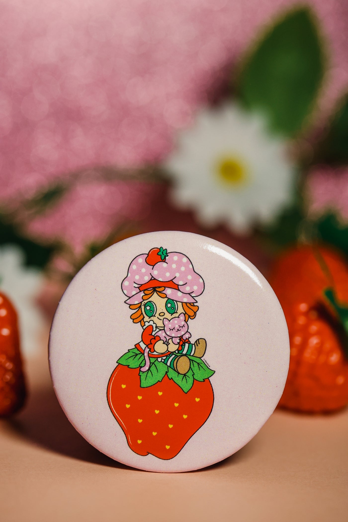 Kawaii Classic Berry Button - Strawberry Shortcake™ ♥ SpooksieBoo®