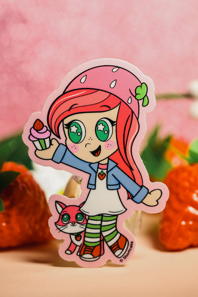 Kawaii Berry Sticker - Strawberry Shortcake™ ♥ SpooksieBoo®