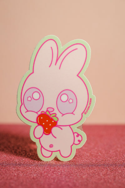 Strawberry Bunny - Sticker