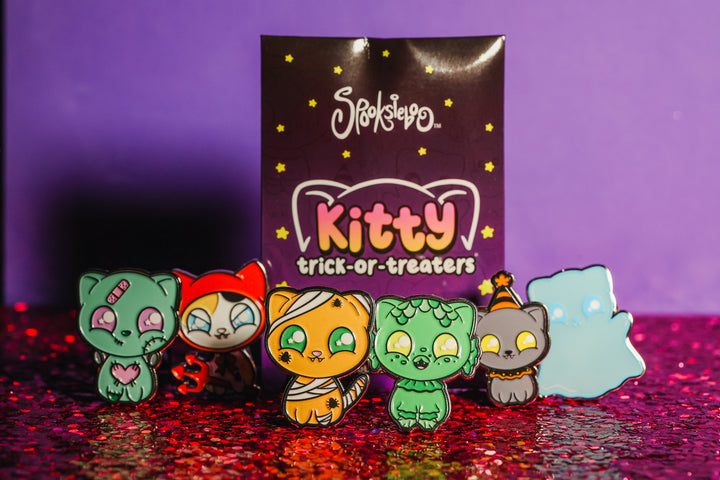 Mystery Enamel Pin - Kitty Trick or Treaters Collection