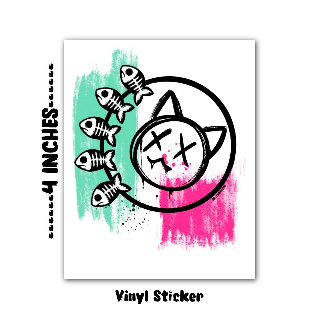 Blink- 18Meow 4” Vinyl Sticker