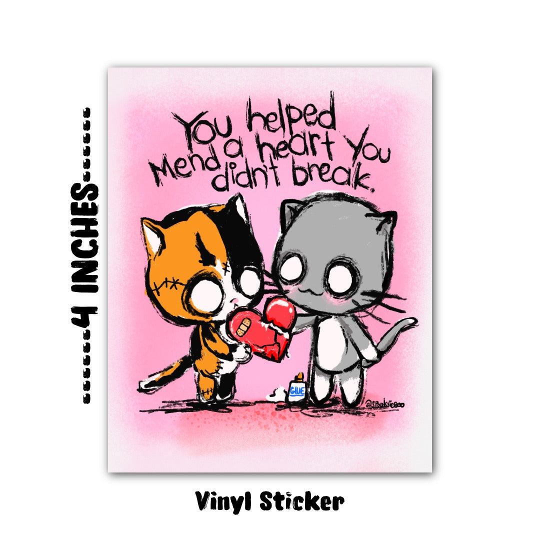 Kitty Love 4” Vinyl Sticker