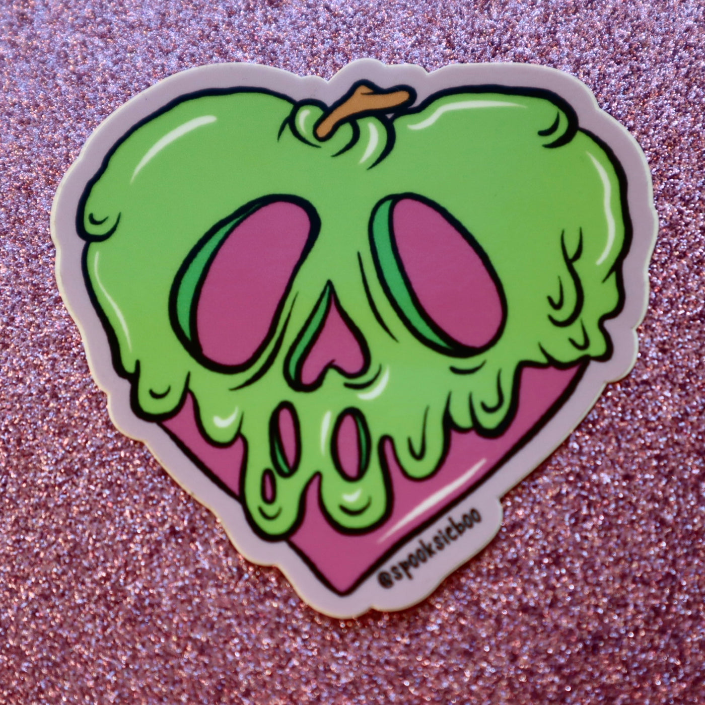 Pink Poisoned Heart- Sticker