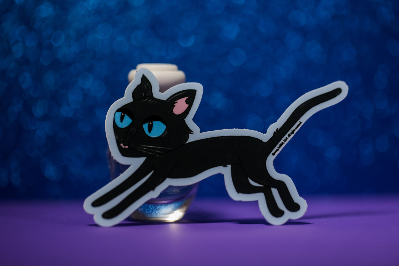 Coraline Running Cat - Sticker
