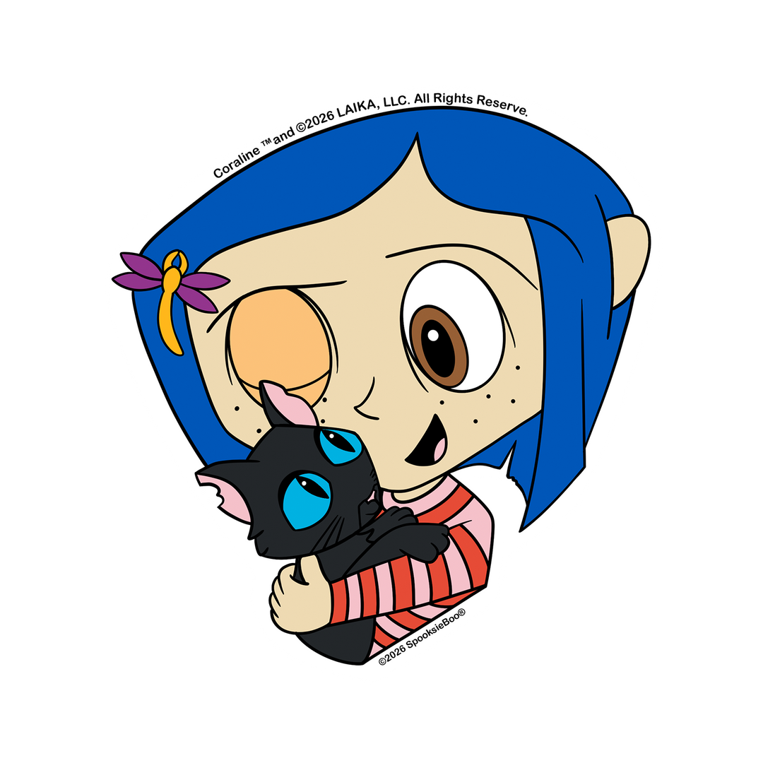 Coraline: Cat Love Sticker