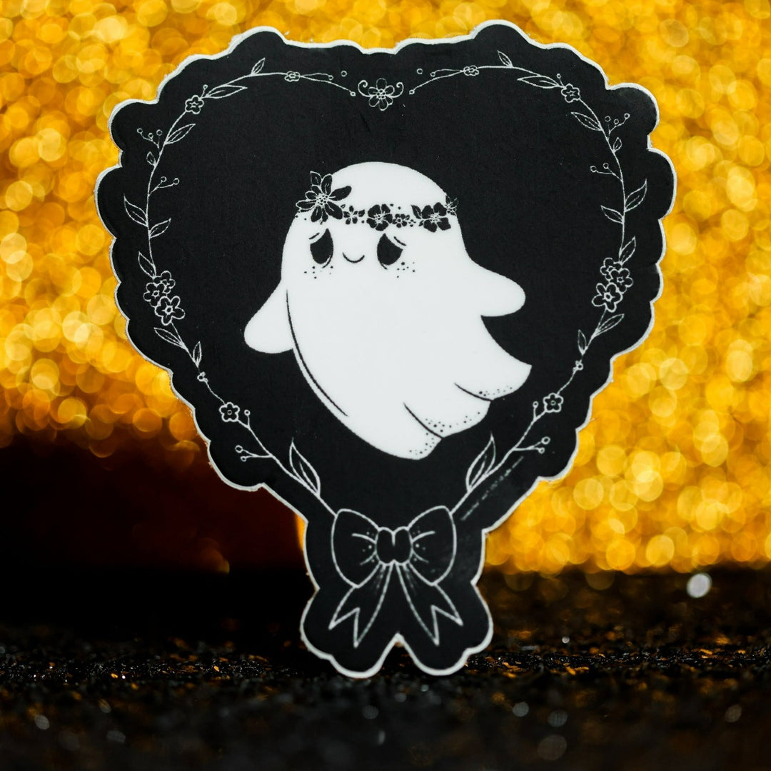 Ghostie Heart - Sticker