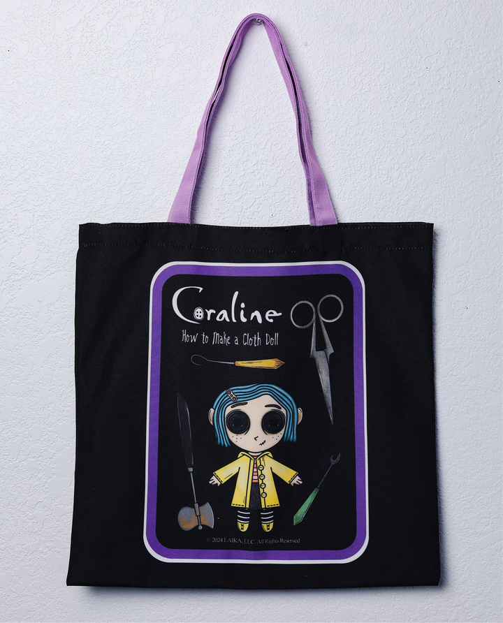 Coraline Doll Tool Kit Canvas Tote Bag