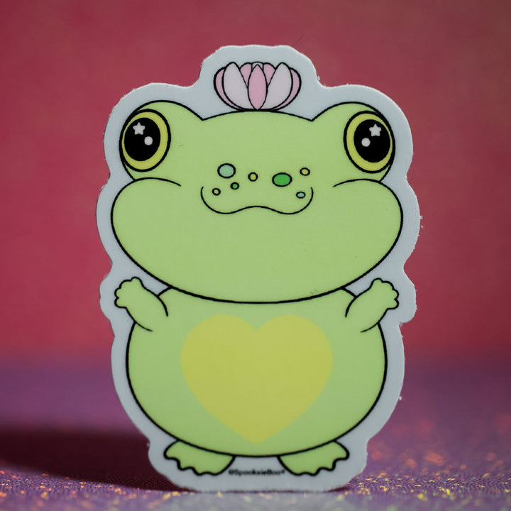 Freckles The Frog - Sticker