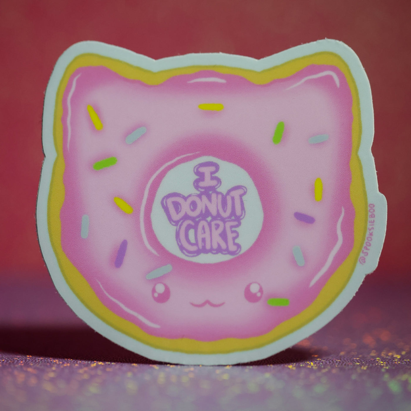I Donut Care - Sticker